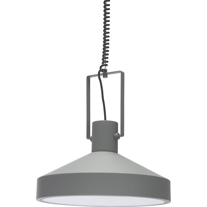 Industrialna lampa wisząca Jojo szara 40cm